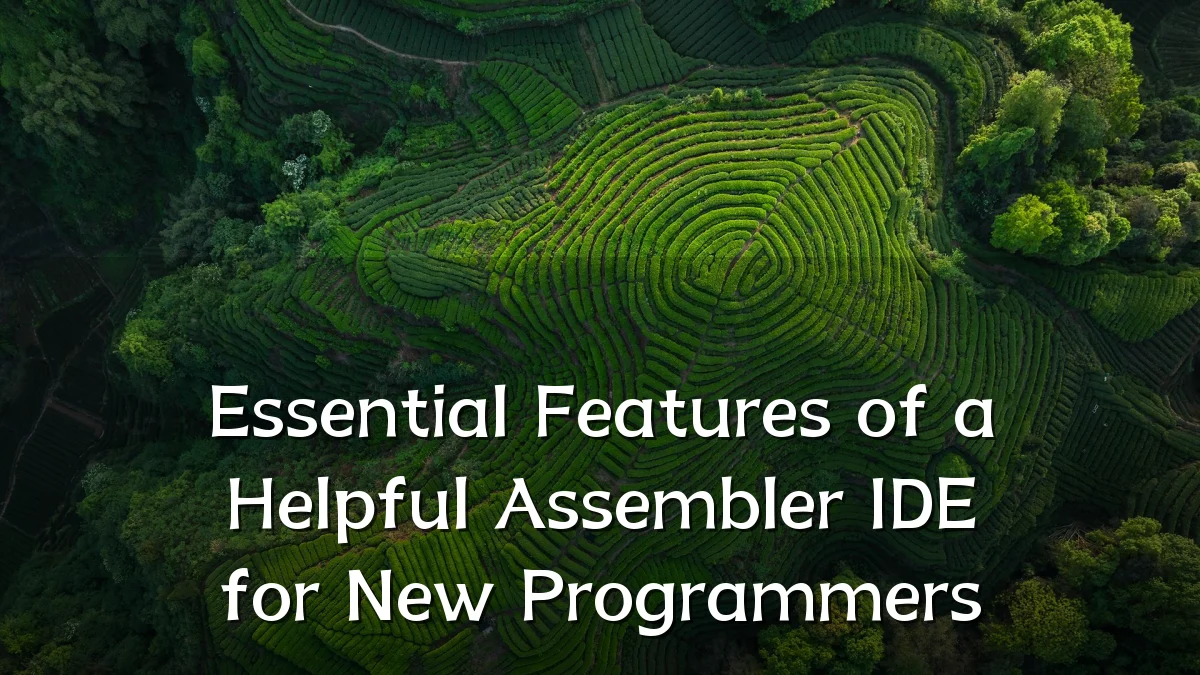Essential Features of a Helpful Assembler IDE for New Programmers
