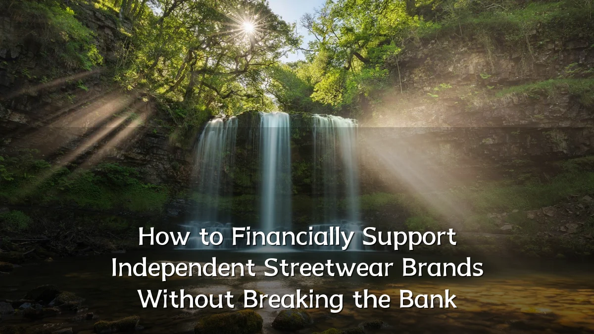 How to Financially Support Independent Streetwear Brands Without Breaking the Bank