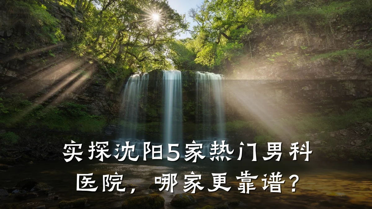 实探沈阳5家热门男科医院,哪家更靠谱?